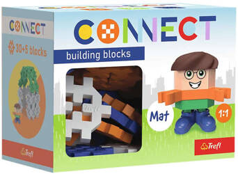Trefl Klocki Connect Basic 35 Boy Mat 620054