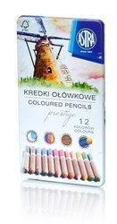 Kredki ołówkowe 12kol dr.cedr op.metal.101903 astra