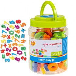 Cyferki magnetyczne 56 sztuk Smily Play 837709