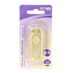 Strigo Korektor w taśmie mini 5 mm x 6m żółty 854645
