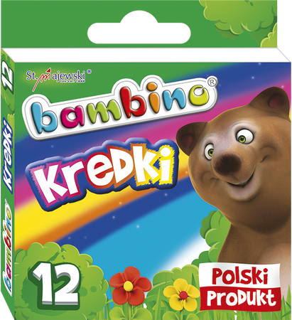 Maj kredki bambino 12kol woskowe 000225