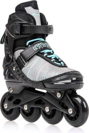 Łyżworolki meteor divert grey/minth 30-33 s 032330