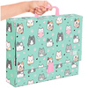 TECZKA Z RĄCZKĄ A4 XL (33x24,8x9cm) STRIGHT CHARMING CATS 692666