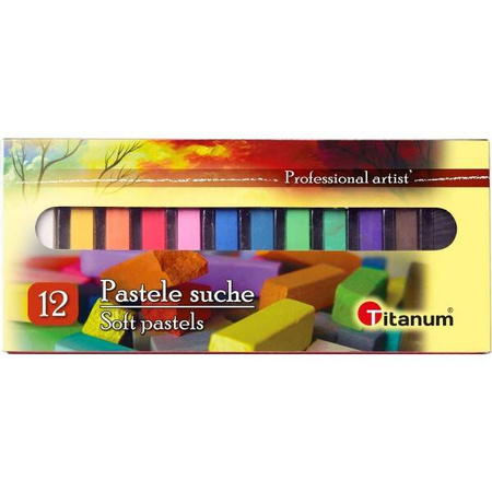 PASTELE SUCHE 12KOL TITANUM 639672