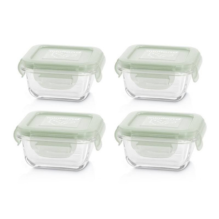 Pojemniki szklane 4x160ml wiewiórka 289269
