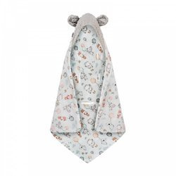 Bonjour Cherie Bambusowy kocyk do fotelika Balony z minky glacier gray 90x90cm 411270