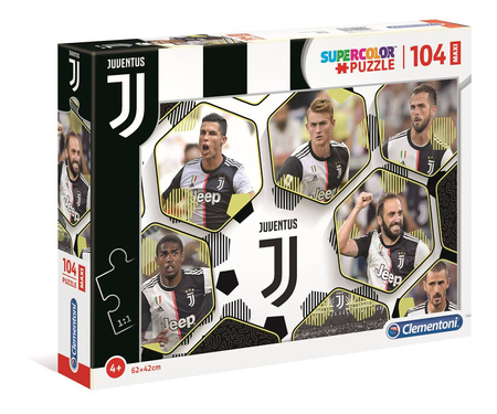 Clementoni puzzle 104 maxi juventus 2020 1