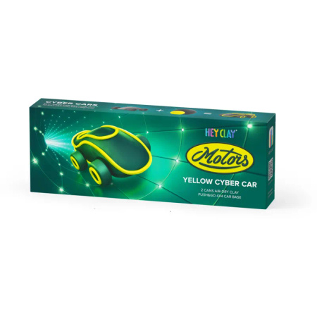 Hey Clay Masa Plastyczna Cyber Auto Żółte 604468