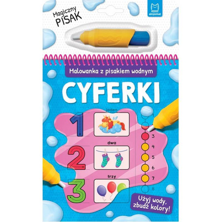 Malowanka z pisakiem wodnym Cyferki 069120