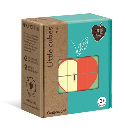 Clementoni małe kostki -owoce eko 501717
