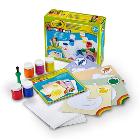 Crayola baby: zmywalne farby z super pędzelkiem zestaw