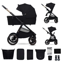 Kinderkraft  Nea 2 Midnight Black 2w1 926008 Wózek wielofunkcyjny