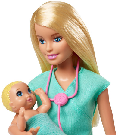 Barbie gkh23/dhb63 lalka kariera pediatra doktor