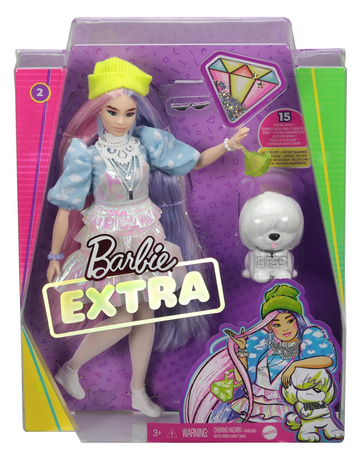 Barbie gvr05/grn27 extra moda lalka+akcesoria