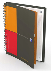 Kołozeszyt Oxford B5 80k krata 2 spirale Meetingbook 097459