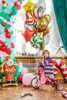 Balon foliowy Cukrowa Laska 5szt 18,5x35cm 010420