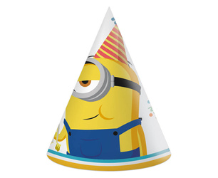Procos Czapeczki papierowe Minions 2 The Rise of Gru 6 szt 921401
