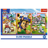 Puzzle Trefl 3x80 Psia zgraja 348866