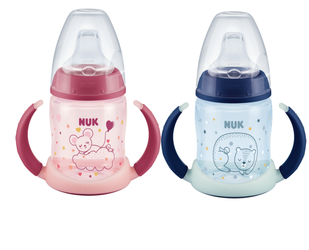 Nuk FC PP Butelka150 ml z uchwytami świecącymi w ciemności Night ustnik silikonowy 3742639