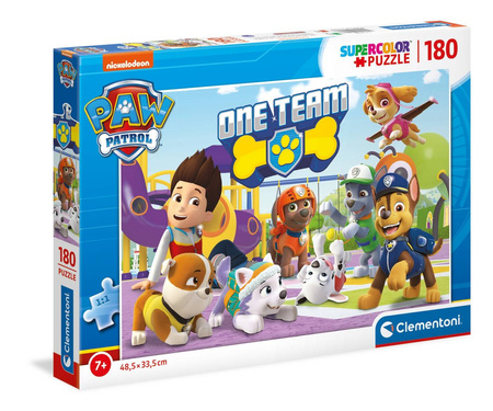 Clementoni Puzzle 180 Superkolor Psi Patrol 293087
