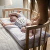 Waldin Łóżeczko 7w1 z materacem NATURAL