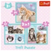 Puzzle Trefl 3w1 Słodkie zwierzaki 348620
