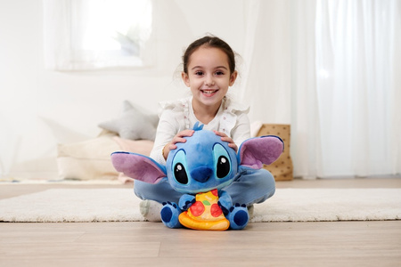 Stitch z pizzą 25cm Disney Simba 033489