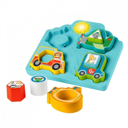 Fisher Price HRP31 Układanka Pojazdy i kształty z dzwiękiem 182701