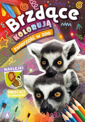 Brzdące kolorują zwierzaki w zoo 078275