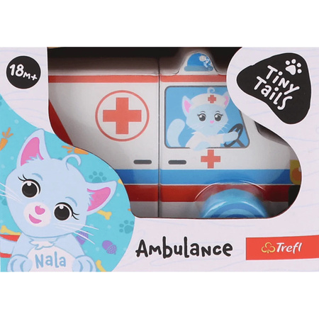 Trefl Zabawka drewniana Magnetic vehicle Ambulans 617870