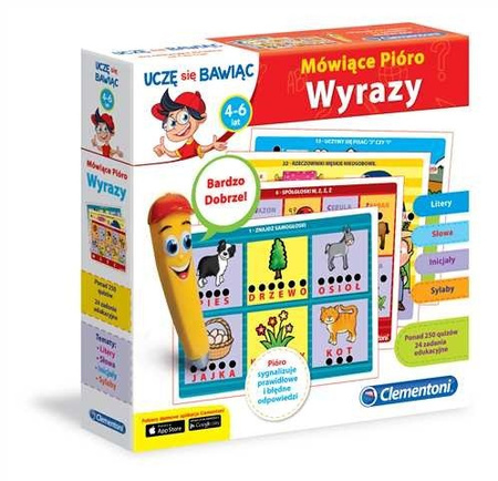 Clementoni mówiące pióro wyrazy 609116