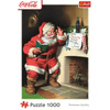 Puzzle Trefl 1000 Coca-Cola Mikołaj przy kominku 109221 