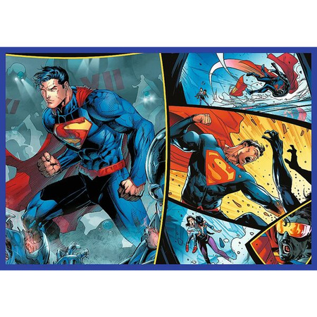 Puzzle Trefl 4x250 Odwaga Supermana 133400