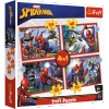 Puzzle Trefl 4w1 Bohaterski Spider-Man 