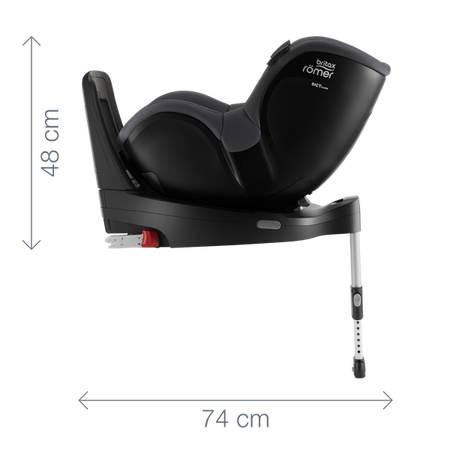 Fotelik Britax Dualfix iSense Br Indigo Blue 