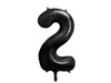 BALON FOLIOWY CYFRA 2 CZARNY 86CM 166264