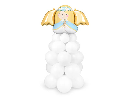 Girlanda balonowa Anioł 140x70cm biała 023826