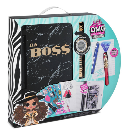 Lol surprise omg fashion journal 571278 l.o.l. Surprise! O.m.g. Dziennik mody – elektroniczny dziennik mody na hasło z zegarkiem 