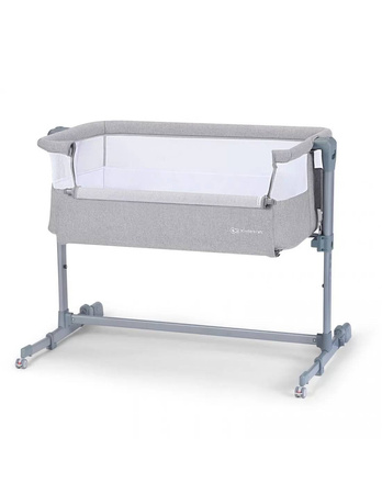 Kinderkraft łóżeczko dostawne neste air grey light melange 915484