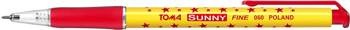Długopis Toma Sunny TO-060 automatyczny czerwony