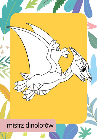 Książeczka Kolorowanka z tatuażami. Małe dinozaury 074758