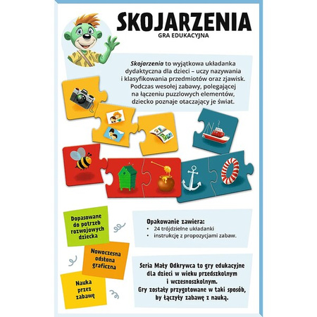 Gra Trefl Skojarzenia/Mały odkrywca 028089