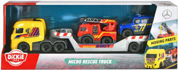 Dickie SOS mini laweta z pojazdami 32cm 089091