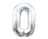 Balon foliowy B&C Cyfra 0 srebrna 85 cm 109399