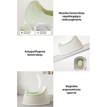 Ines&John Nocnik dziecięcy white/grey 497065