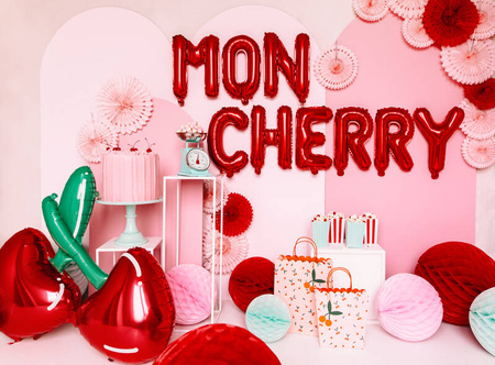 Balon foliowy litera K czerwony 35cm 169586