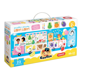 Czuczu: puzzle z dziurką-lody! Lody! 2+ 490418