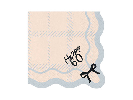 Serwetki Happy 60 12szt 33x33cm 078666