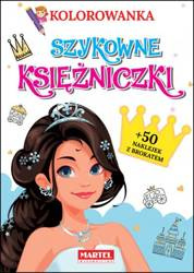 Kolorowanka szykowne księżniczki z naklejkami 330139