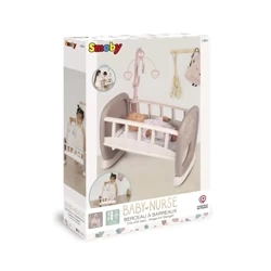 Smoby Baby Nurse Kołyska z karuzelką 203729